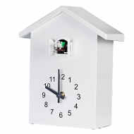 Настенные часы с кукушкой Clocker KuKu, таймер, белые
